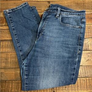 a.n.a Blue Skinny Jeans with Medium Wash